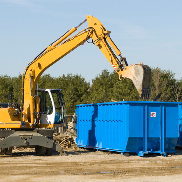 are there any restrictions on where a residential dumpster can be placed in Arcadia FL